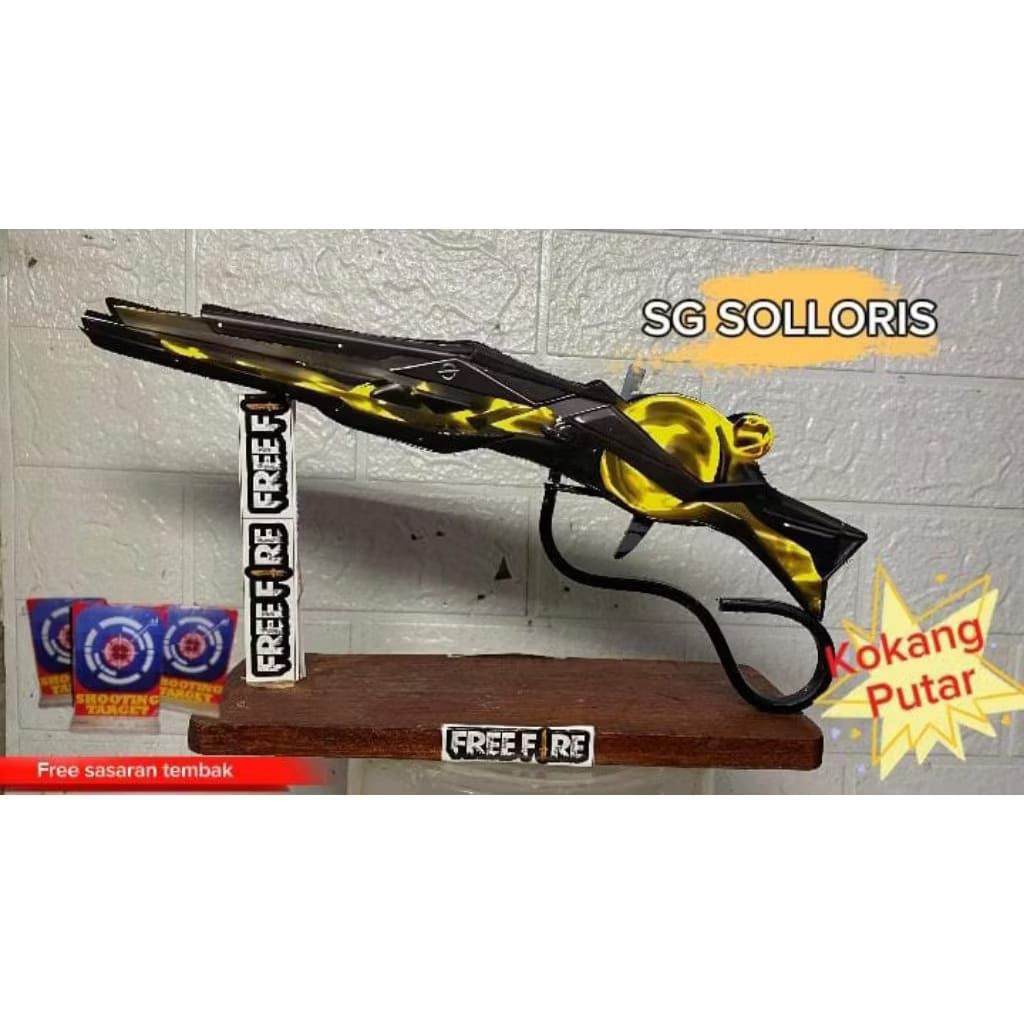 mainan tembakan anak laki sg solaris kokang putar