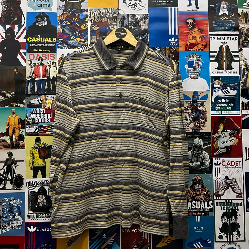 Long Sleeve / Polo Shirt / Rugby Shirt / Vintage / Second / DAKS