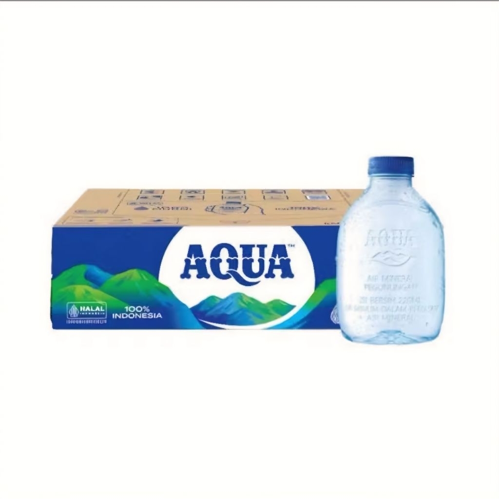 AQUA MINI 220ml ISI 24 BOTOL AIR MINERAL