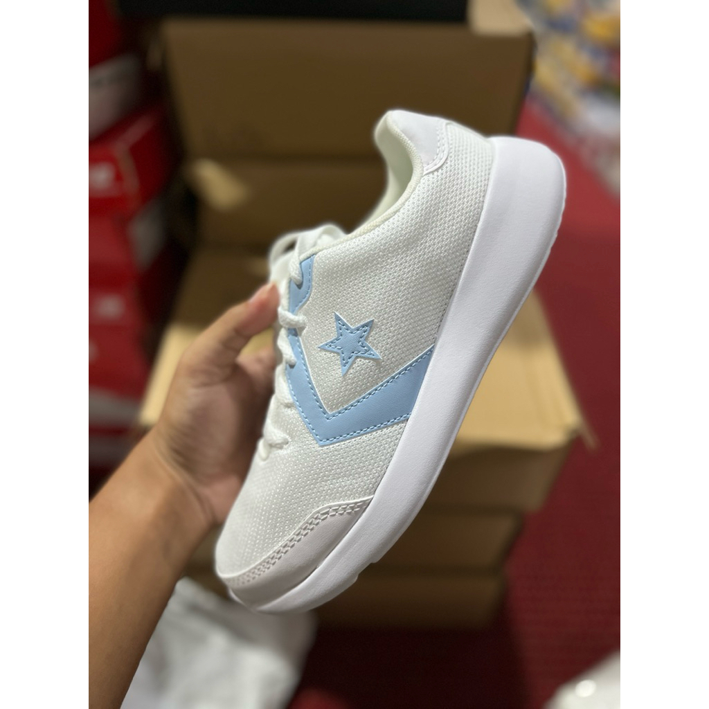Converse Day One Trainer OX Women White Blue Original BNIB