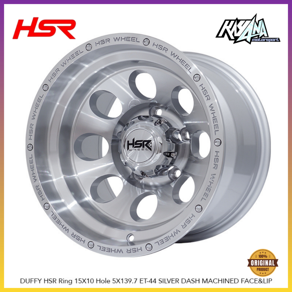 Velg Mickey Thompson HSR DUFFY R15 Lebar 10 Pcd 5x139.7 Velg Mobil Taft Jimny Katana Feroza