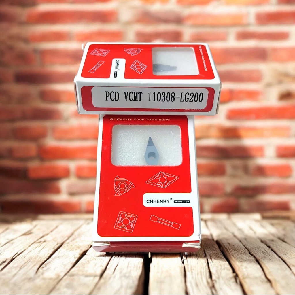 insert bubut kinclong almunium VCMT 110308 CNHENRY mata pisau bubut pcd kinclong vcmt11 vcgw11 radiu
