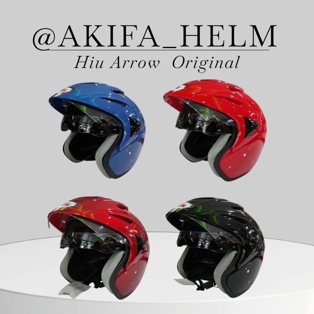 HELM HIU ARROW ORIGINAL DOBEL VISOR