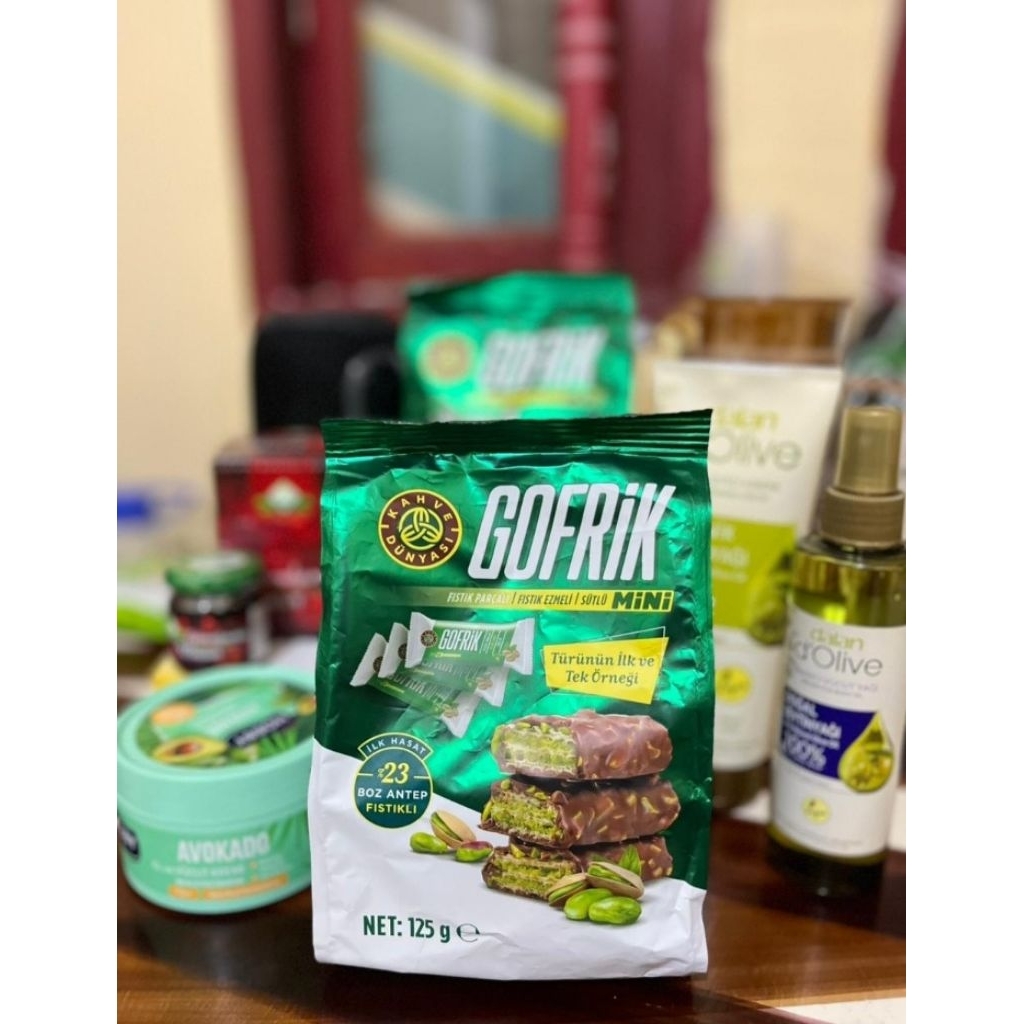 Coklat Pistachio Gofrik Turki