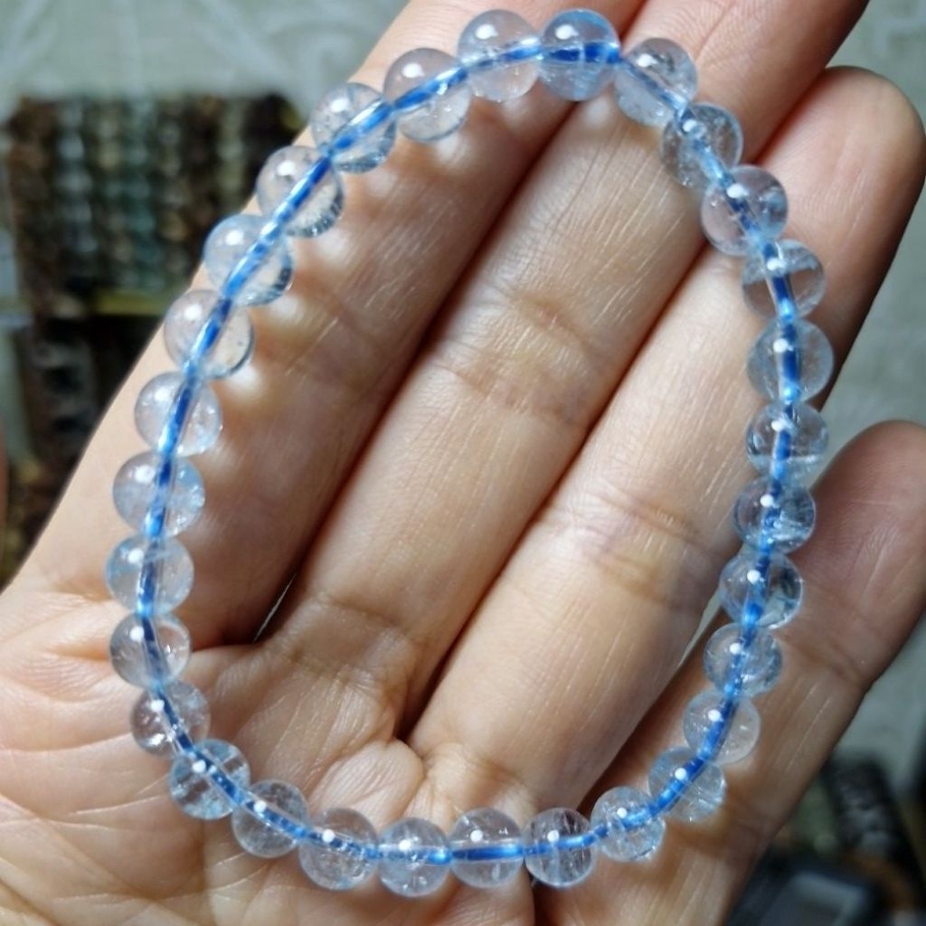 Topaz Natural Bracelet (Blue, Yellow, Mix)