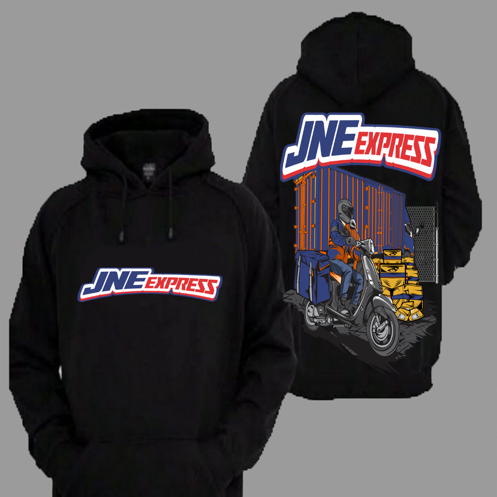 Sweater Hoodie Distro JNE Express Vespa Matic Paket Truk COD Premium Terbaru