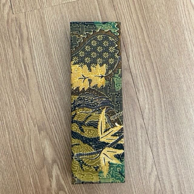 Batik HardBox Packaging Motif Batik Bahan Kain Foil Gold