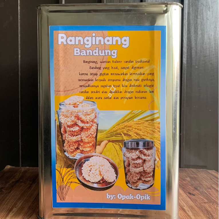 Rengginang Matang Gurih Renyah Kalengan 1,5kg