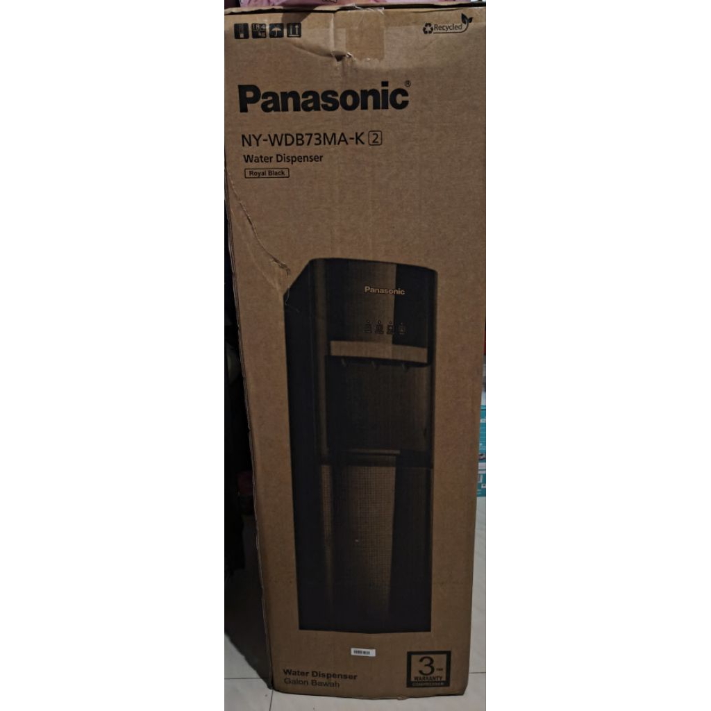 panasonic water dispenser air galon bawah