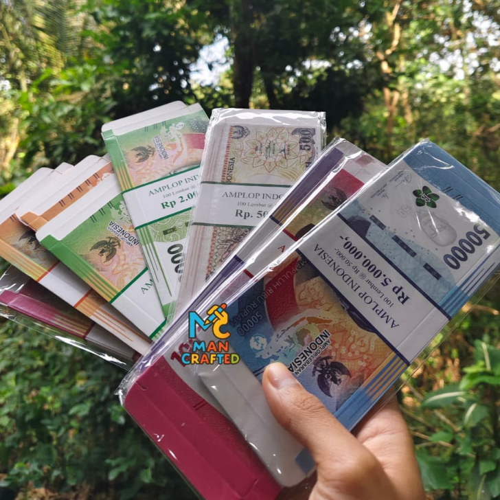 Amplop Uang Gepokan Lebaran Box Motif Uang Amplop THR Unik Dan lucu