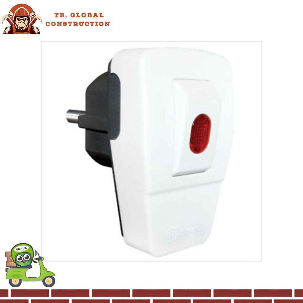 Steker Saklar Lampu On Off Broco / Colokan Lampu Broco