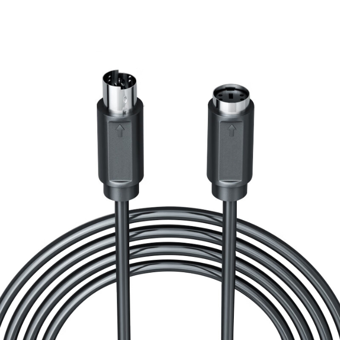 Kabel Mouse toyboard PS/2, Hitam Male to Female [6 pin to 6 pin] 0.5 meter1 meter3 meter5 meter10 me