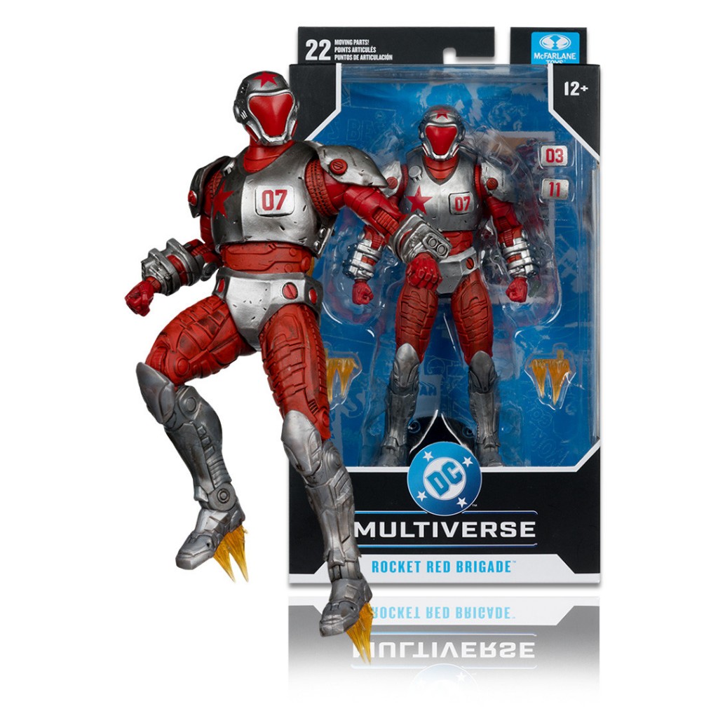 McFarlane Toys Rocket Red Brigade (Justice League: Generation Lost) 7" Figure Toy And Hobby Collecti