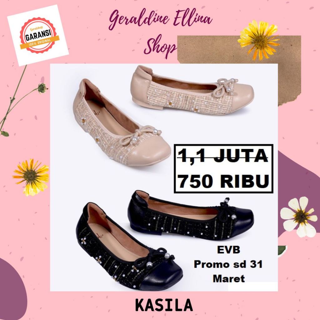 SEPATU EVB CHAREE SERIES FLAT SHOES ORIGINAL