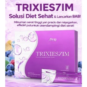 TrixieSlim 10 Sachet Minuman Diet Detox Lemak Pelangsing Perut Buncit
