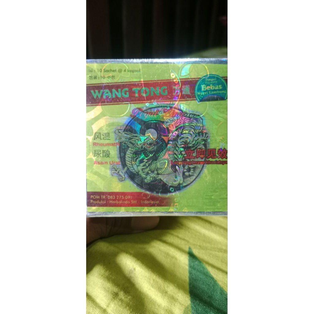 wang tong kapsul asam urat saraf kejepit sakit gigi