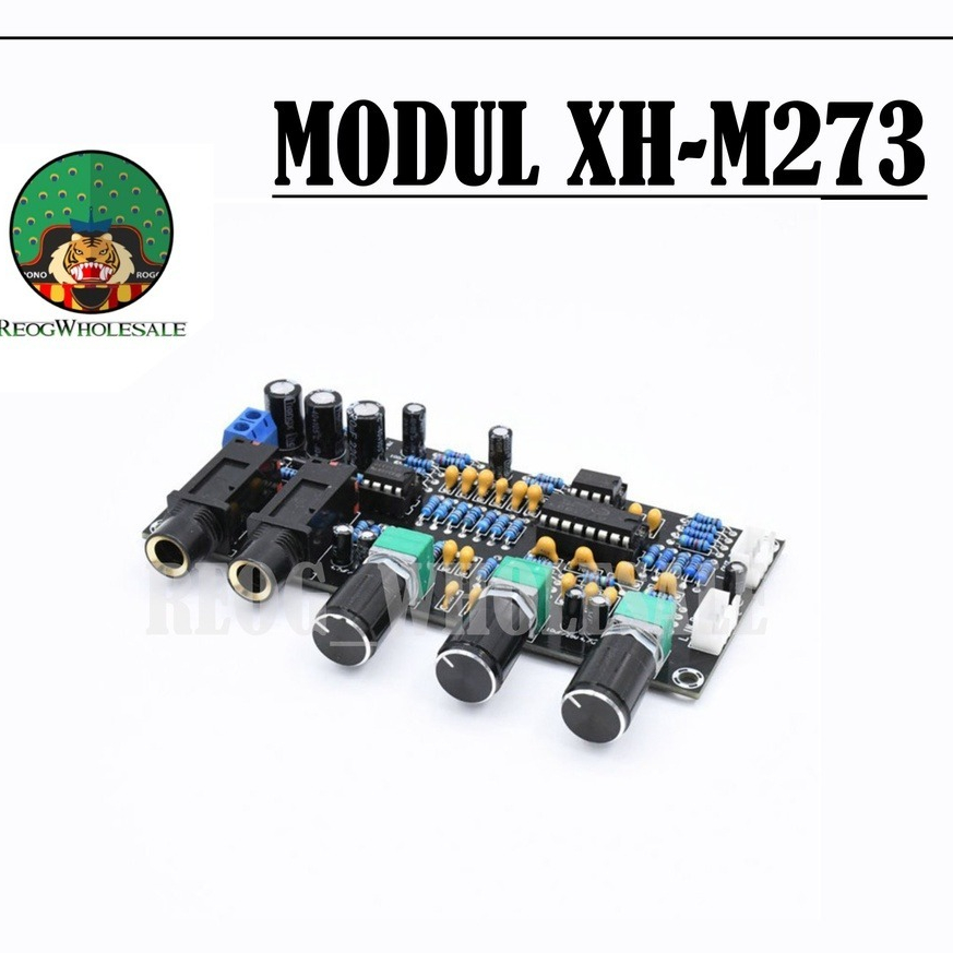 XH-M273 Modul Microphone Amplifier Karaoke PT2399 DC 12V - 24V