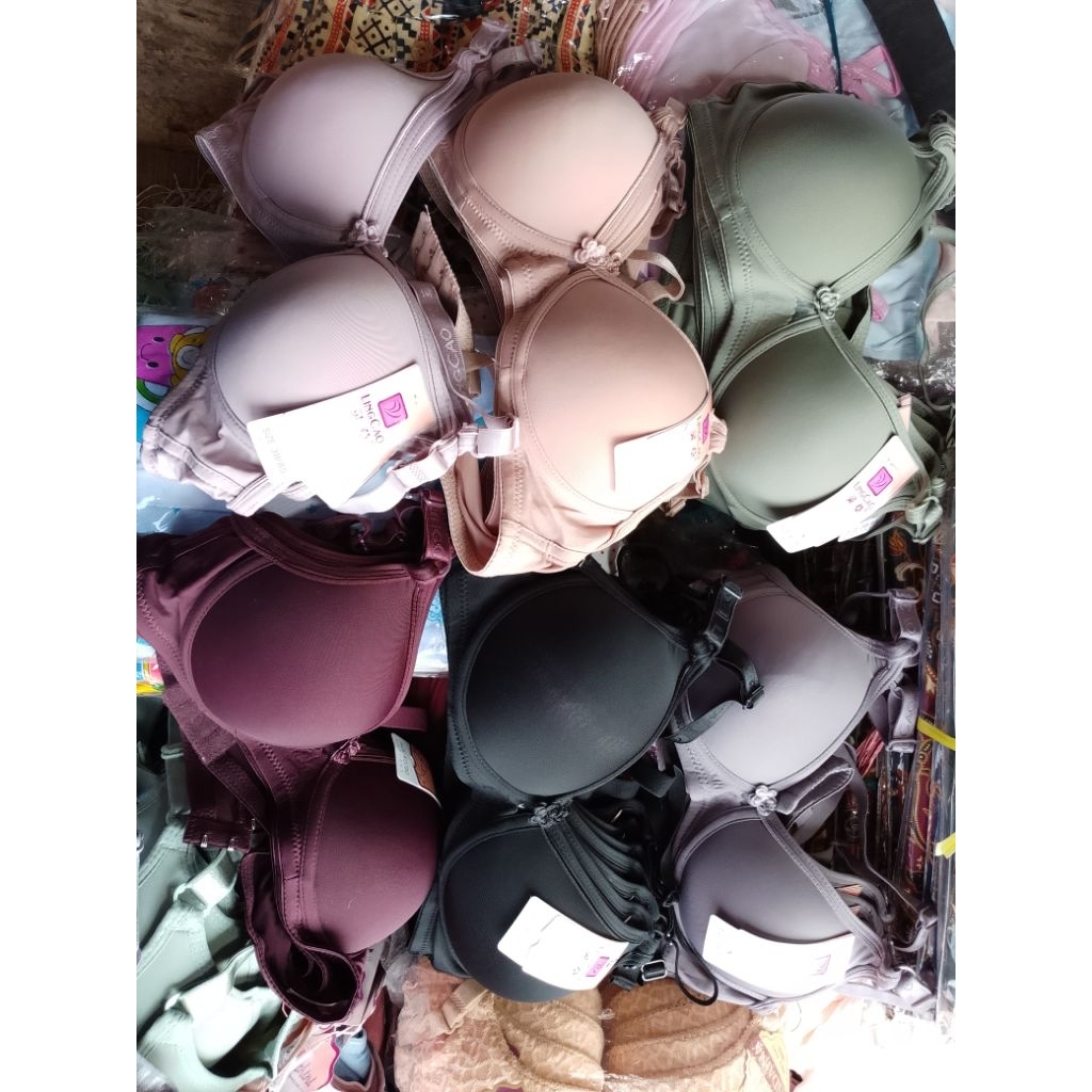 BH LINGCAO A5 Original / Bra Push Up Bh Busa Tanpa Kawat Super Lembut