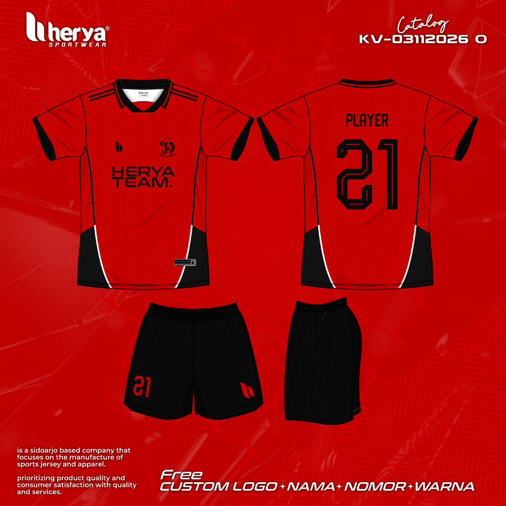 Jersey Custom Design Sendiri | Jersey Futsal | Jersey Sepak Bola | Jersey Kelas Full Printing