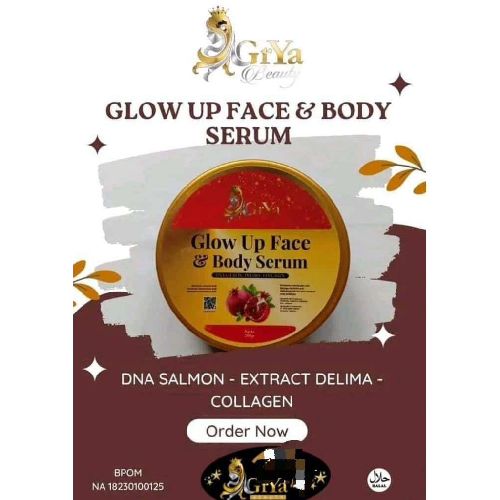 GryaBeauty Glow up face and body serum 30gr