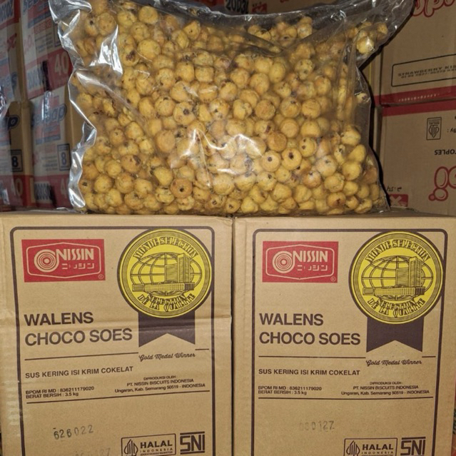 [New] Nissin Walens Choco Soes 1 karton 1 Dus 1 Kardus