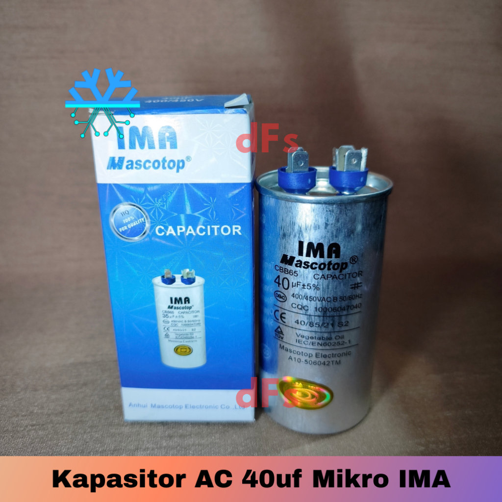 Capasitor kapasitor AC 25uf | 40uf Mikro IMA