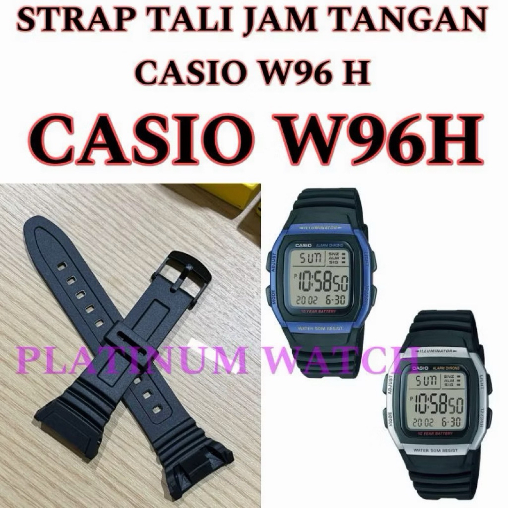 STRAP ORIGINAL CASIO W-96H W 96H W 96 W96 Casio