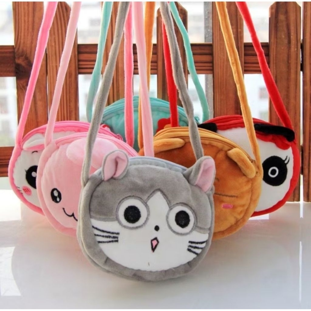 Tas selempang anak mini / tas selempang kecil motif karakter anak murah