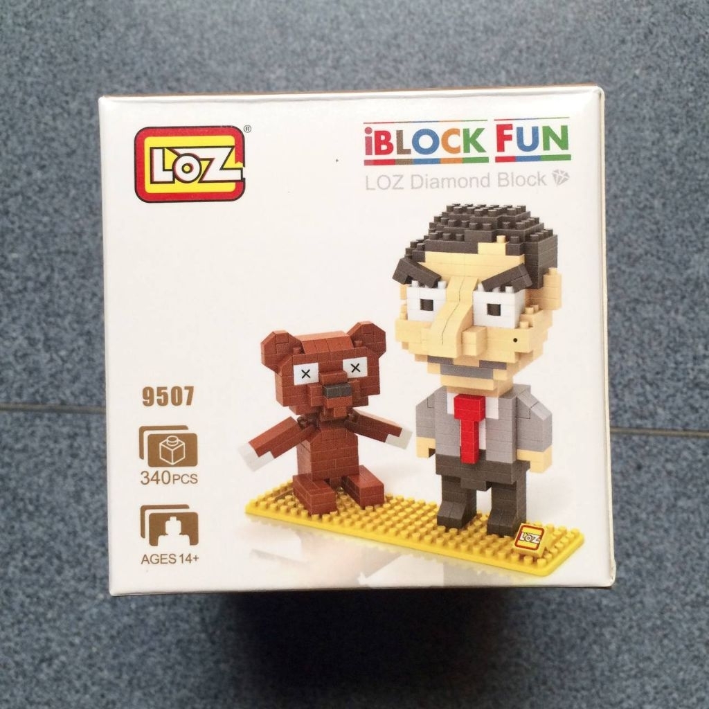 PRELOVED - LOZ Diamond Block #MR. BEAN AND TEDDY Mainan Blok Mini Brick Susun Balok Kecil (bukan Leg