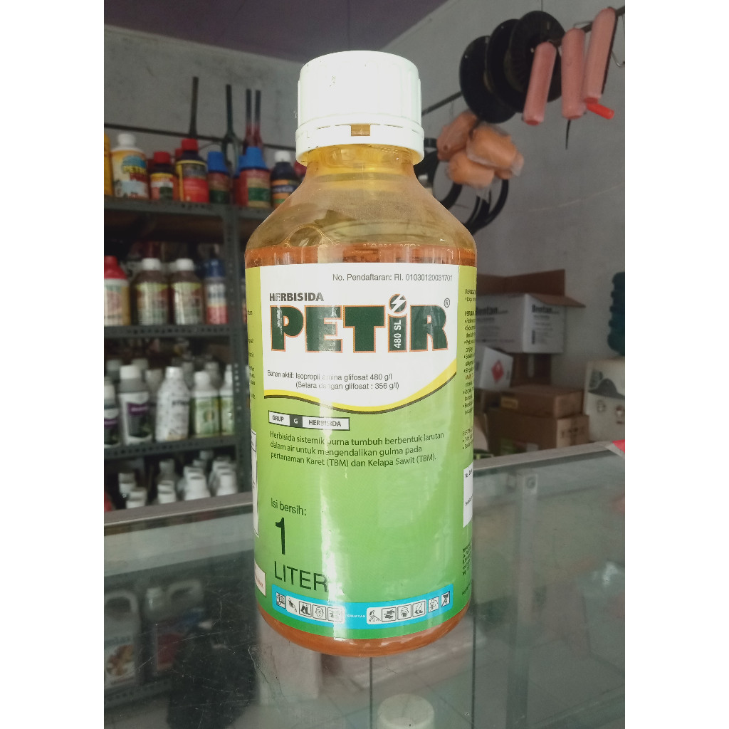HERBISIDA PETIR 480SL (Isopropil amina glifosat 480 g/l) 1 Liter