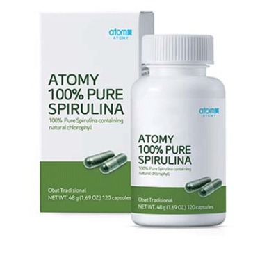 Atomy Pure Spirulina 400mg x 120kapsul - 100% pure spirulina