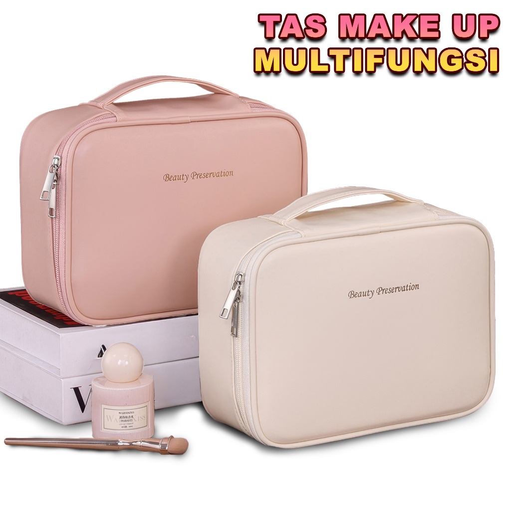 Tas Make Up Tas Kosmetik Multifungsi Tas Kosmetik Travel Waterproof Skincare Organizer BK6030