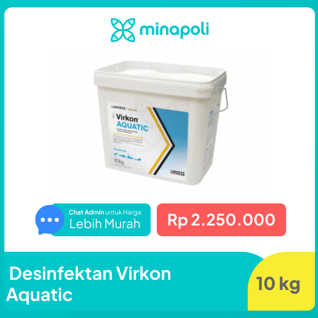 Desinfektan Tambak Udang dan Ikan Virkon Aquatic Kemasan 10 kg
