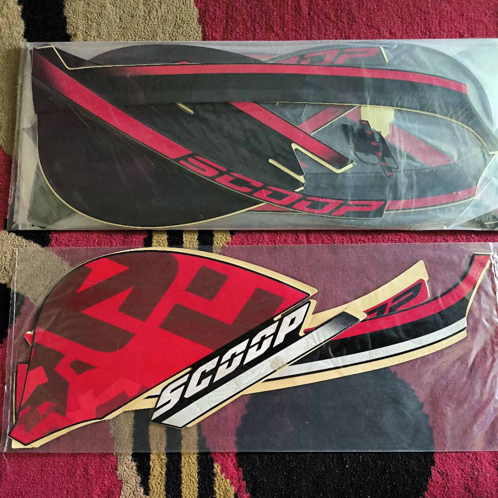 Striping/Lis Body Honda Scoopy Sporty 2020/2021 – Stiker Body Scoopy 1 Set Lengkap