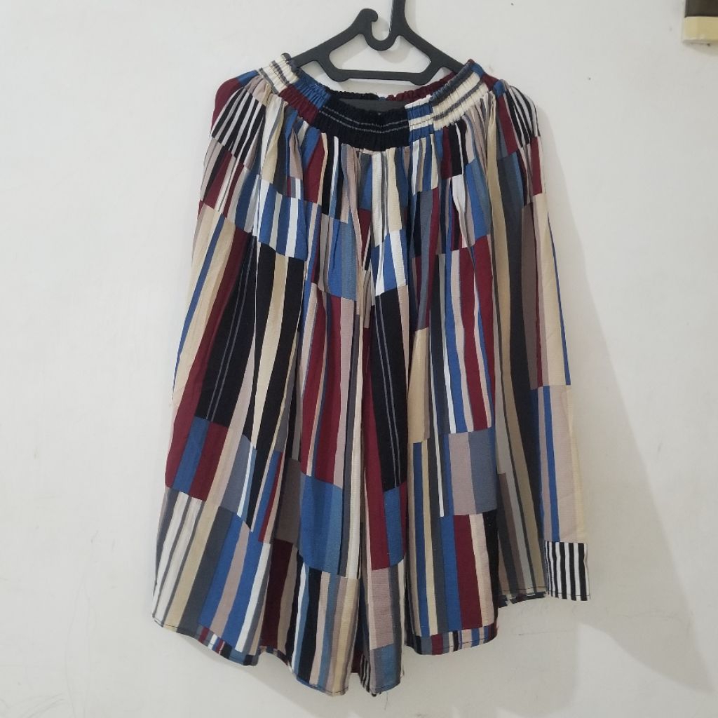 celana kulot 7/8 salur jumbo prelvd