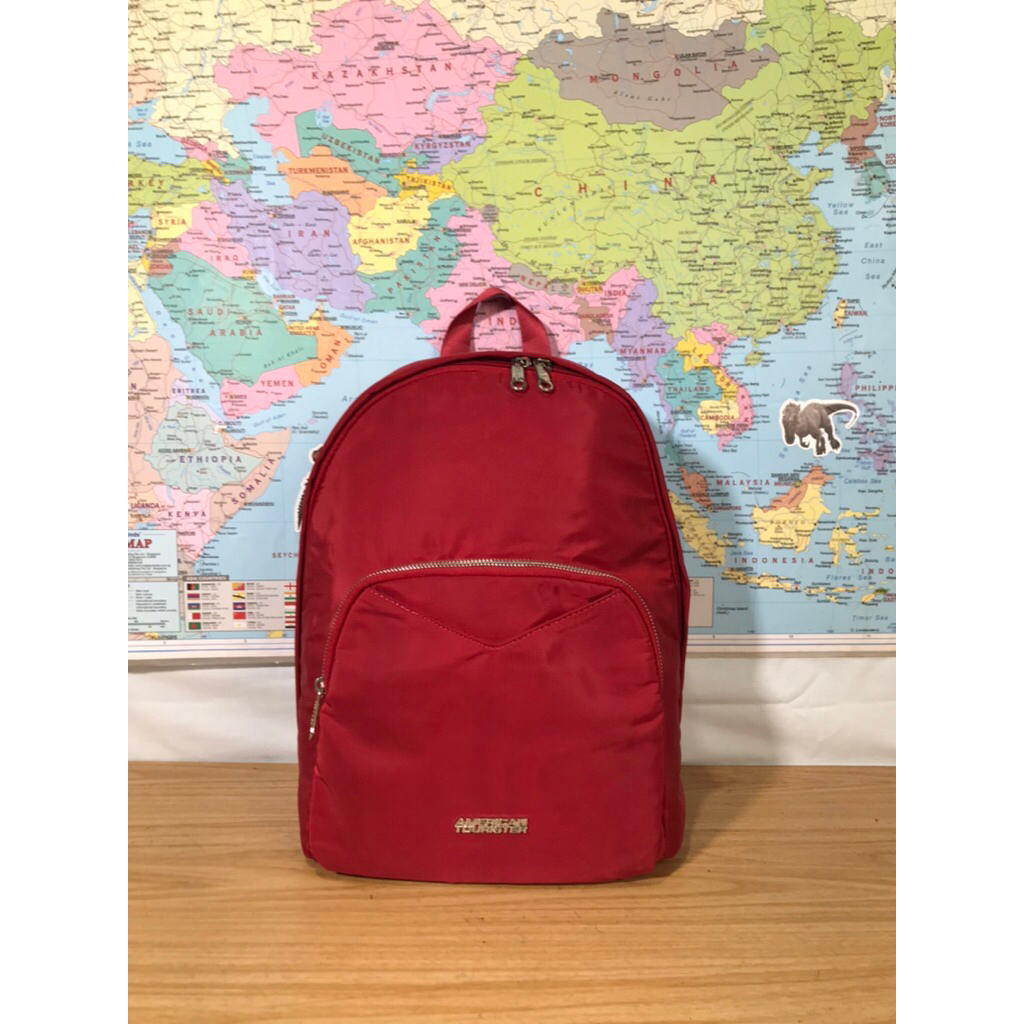 Ransel American tourister merah