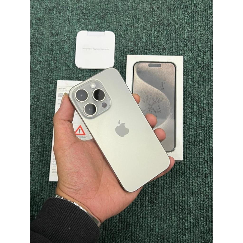 Iphone 15 pro 128 resmi iBox lengkap full original