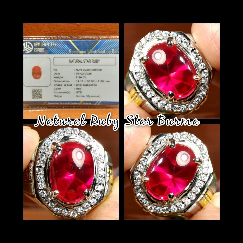 NATURAL BATU PERMATA RUBY BURMA MYANMAR HQ
