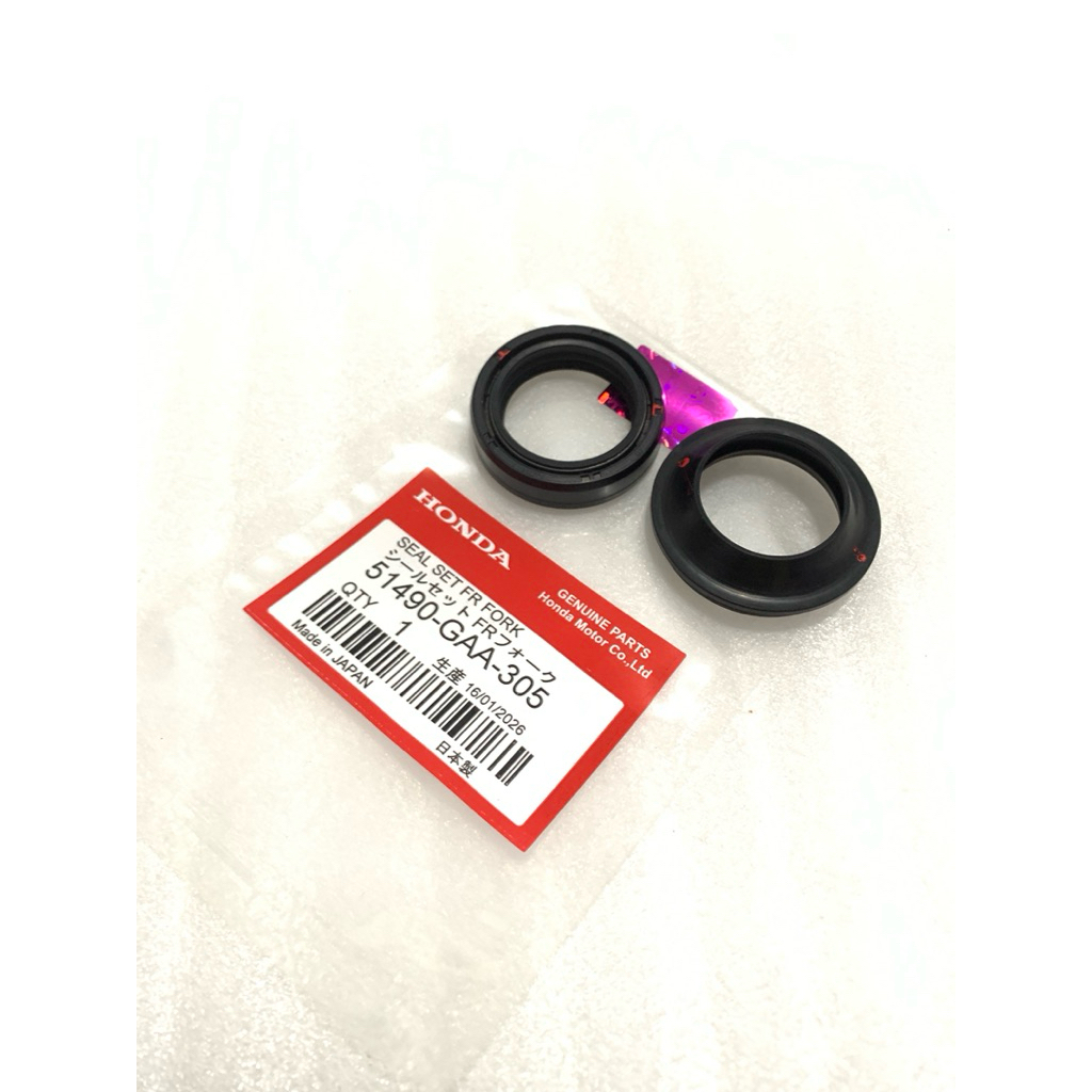 51490GAA305 SEAL SIL SHOCK SOK BREAKER DEPAN SEAL SET FR FORK HONDA JAPAN MEGA PRO KARBURATOR