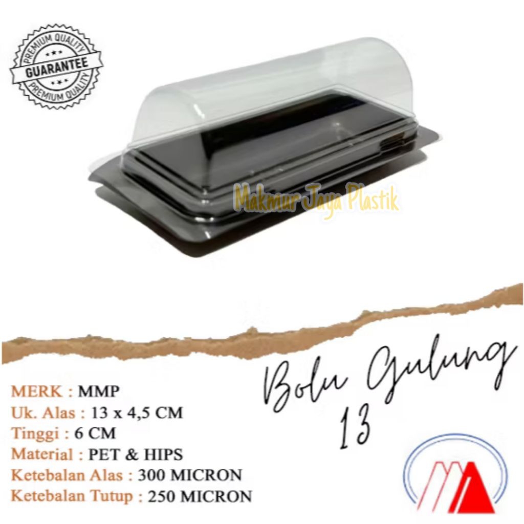 (20 pcs) Mika BG 13/Tray Mika Bolu Gulung Mini BG 13/Mika Kue Bolu Gulung/Mika Kue mini/Mika Plastik