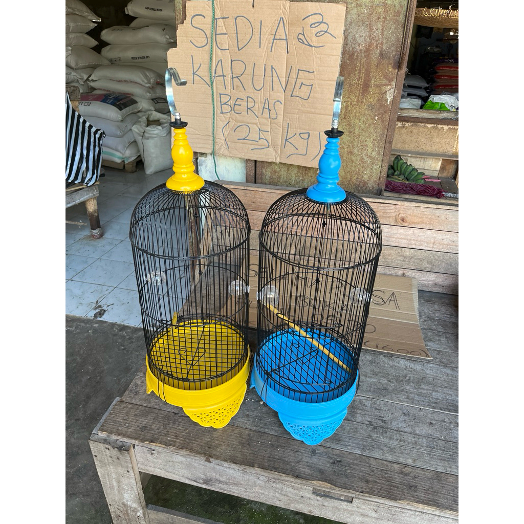 Sangkar Helopet Pleci Fullset Besi Tebok Tebal