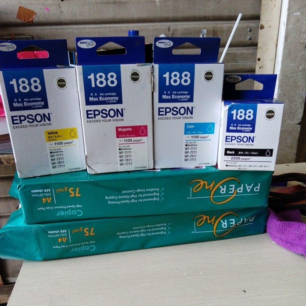 Tinta Epson 188 Cartridge Original ( WF-7111 7211 7611 7711