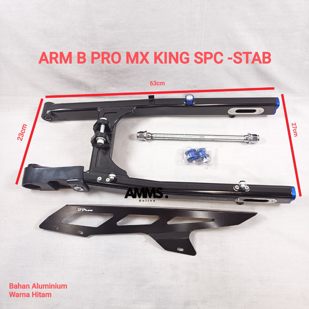 SWING ARM B PRO MOTOR MX KING SPECIAL -STABILIZER HITAM ; SILVER
