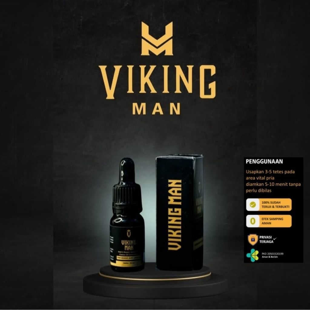 VIKING MAN ORIGINAL MINYAK JARAK MAYAPULUT SPESIAL MEN