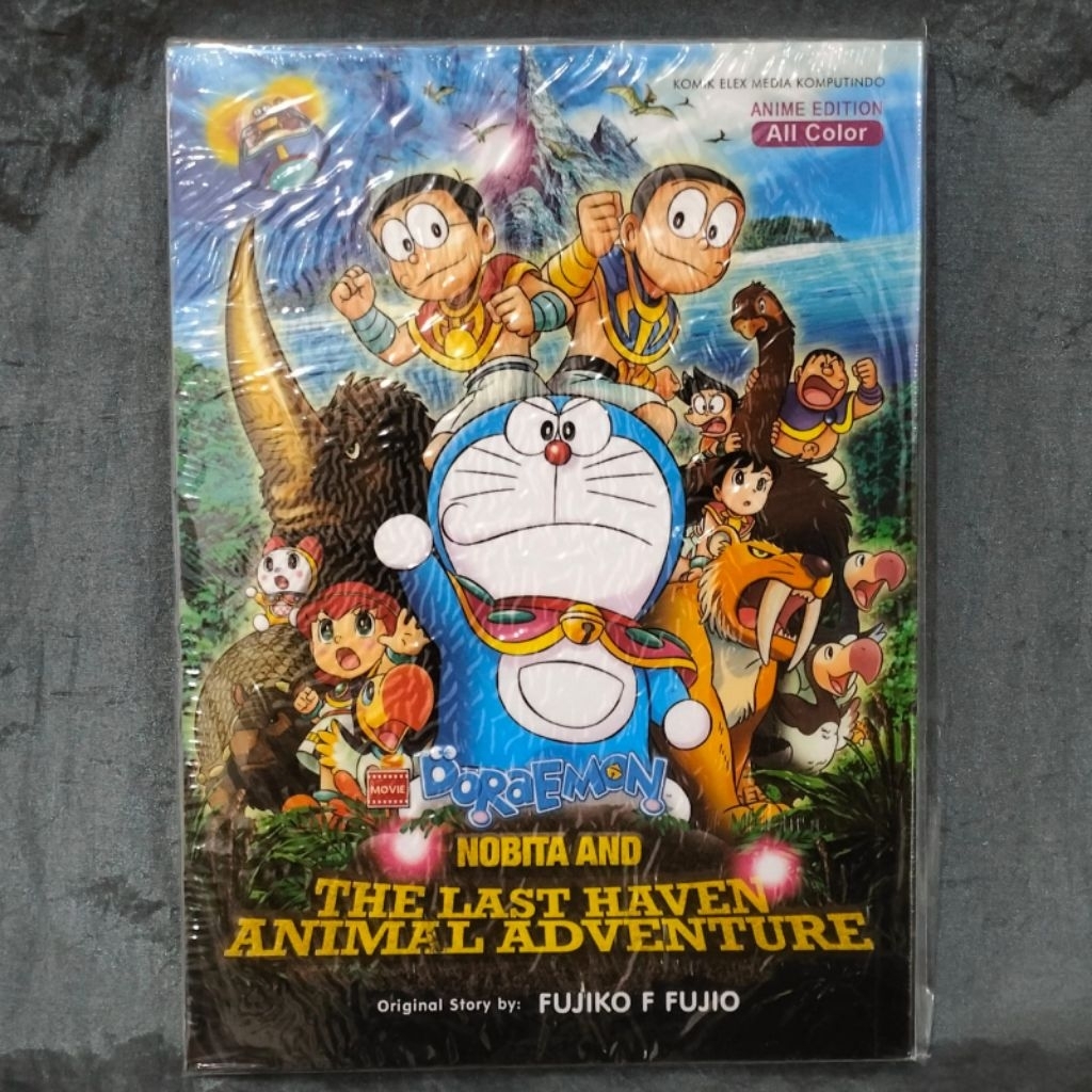 KOMIK BUKU FISIK DORAEMON MOVIE NOBITA AND THE LAST HAVEN ANIMAL ADVENTURE 1 BUKU TAMAT INDONESIA FU
