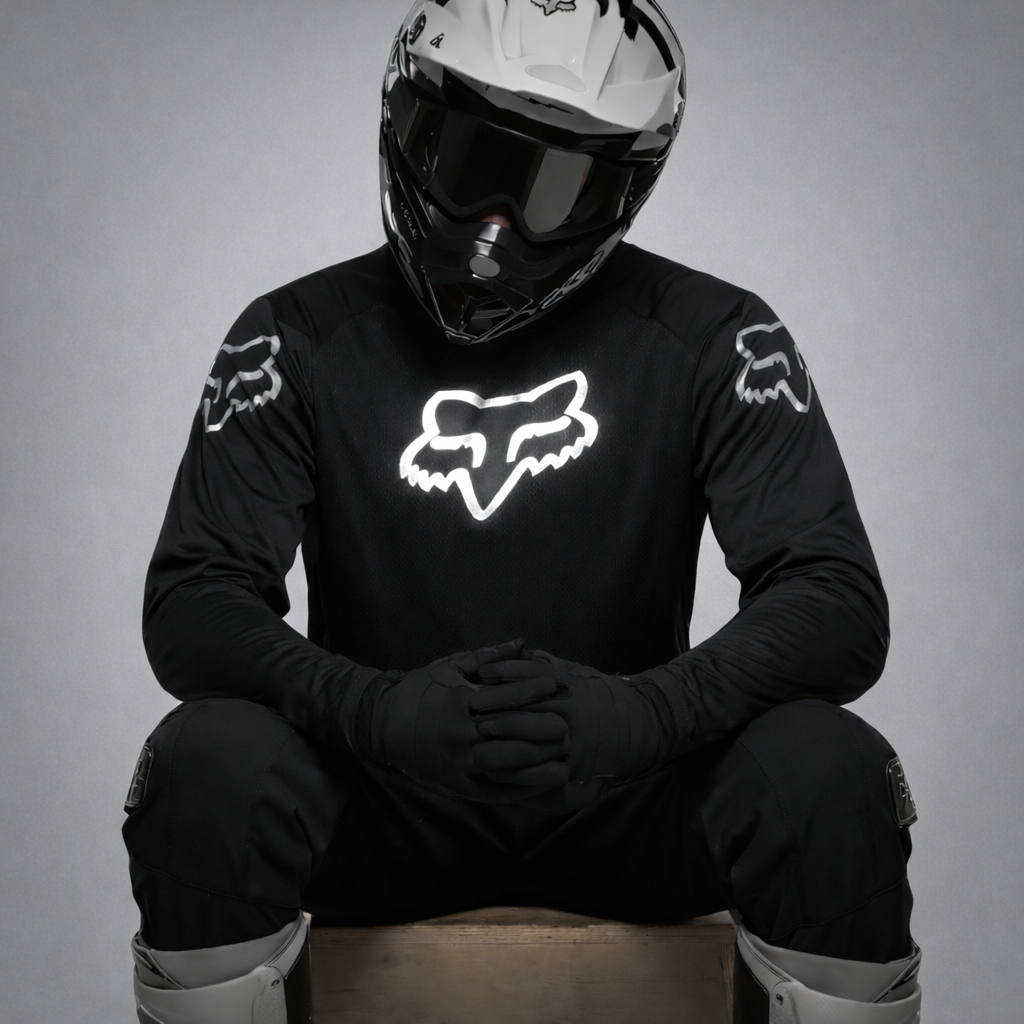 Original Fox 180 PRIX Reflective Jersey Trail Trabas Adventure Motocross / Baju Trail Fox Racing