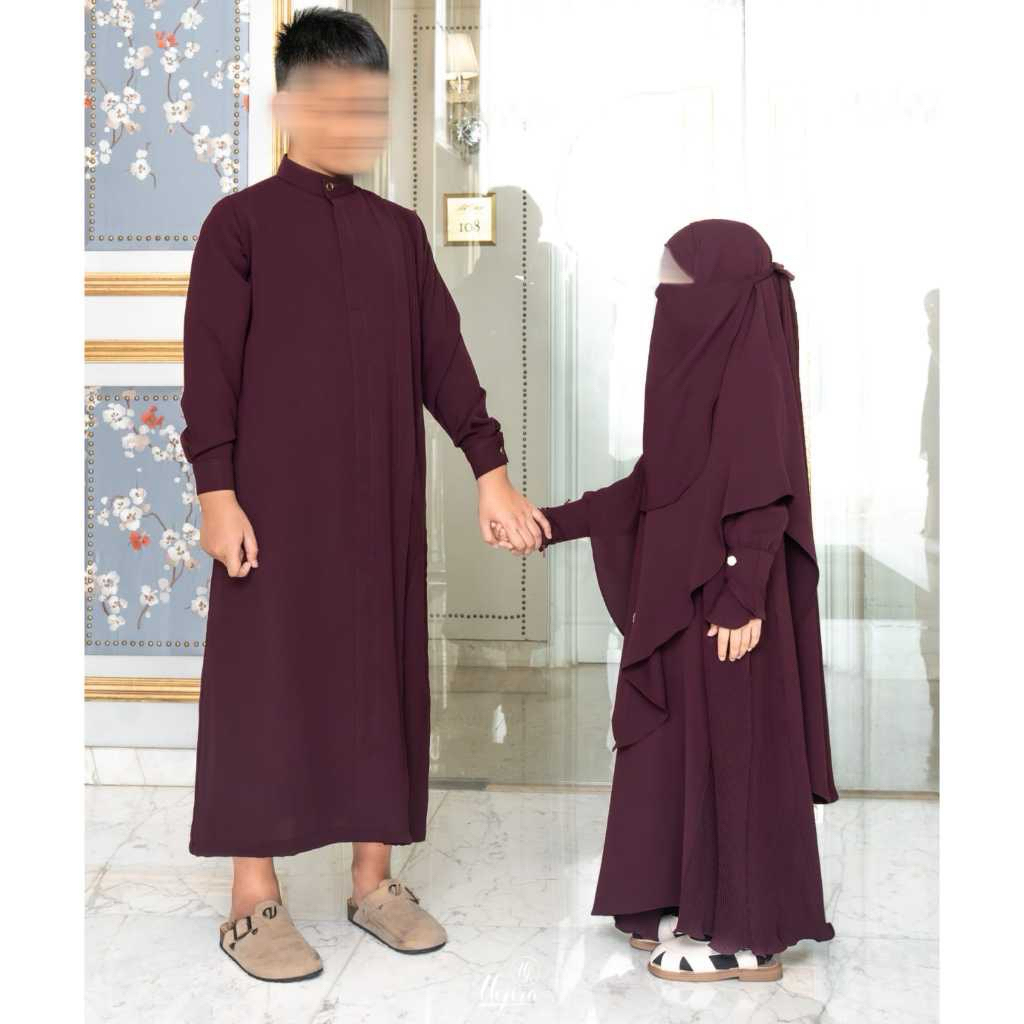 Hejira The Elegance Of Pleats SET MINI Almahya Anti UV Baju Lebaran winetasting