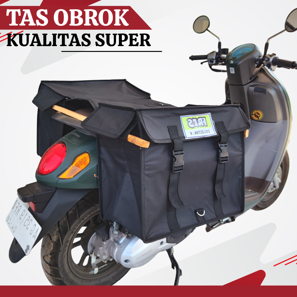 Tas obrok kurir TP KECIL tas motor kanvas bahan tebal