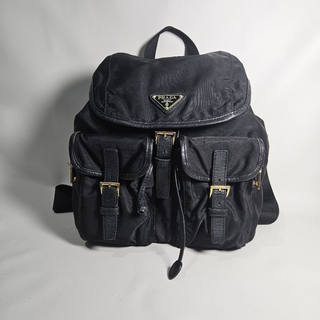 Tas Ransel Wanita Nylon Serut PRDA