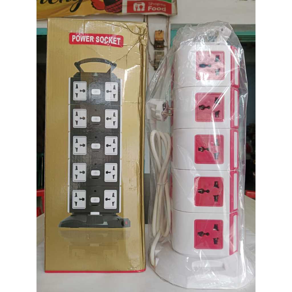 Colokan Listrik Multifungsi 4 slot USB